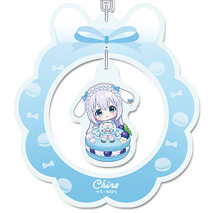 「ご注文はうさぎですか? BLOOM」 ぷちちょこゆらゆらアクリルキーホルダー チノ マカロンver.