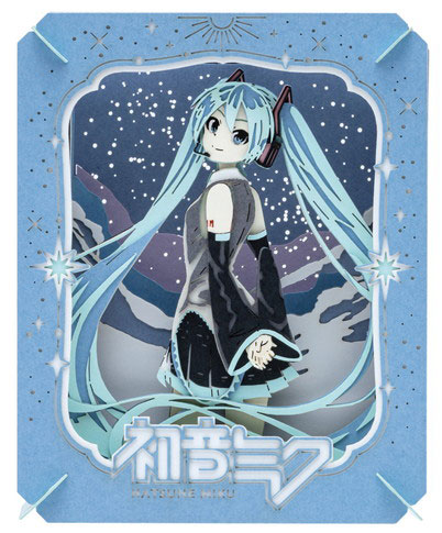 ペーパーシアター 初音ミク PT-407 夜空を見上げて