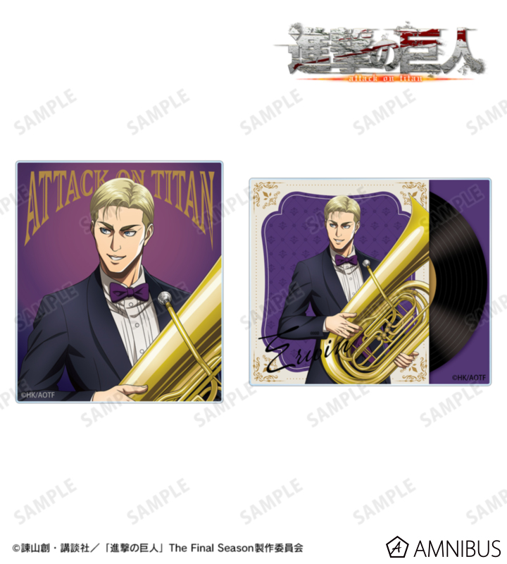描き下ろし エルヴィン ジャズver. アクリルカード2枚セット