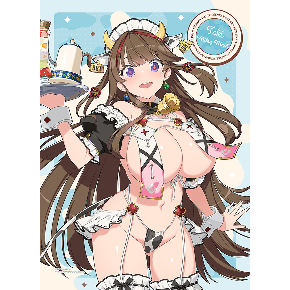 シノビマスター 閃乱カグラ NEW LINK_描き下ろしB2タペストリー(鴇/ミルキーメイド)Wスエード