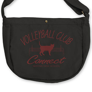 ハイキュー！！ 音駒高校バレーボール部 ニュースペーパーバッグ/BLACK