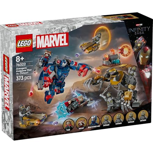 レゴ(LEGO) マーベル アベンジャーズ/エンドゲーム ソー vs. チタウリ おもちゃ 玩具 誕生日 プレゼント ブロック 男の子 女の子 子供 8歳 9歳 10歳 小学生 マーベル グッズ フィギュア 対戦 ロボット 76322