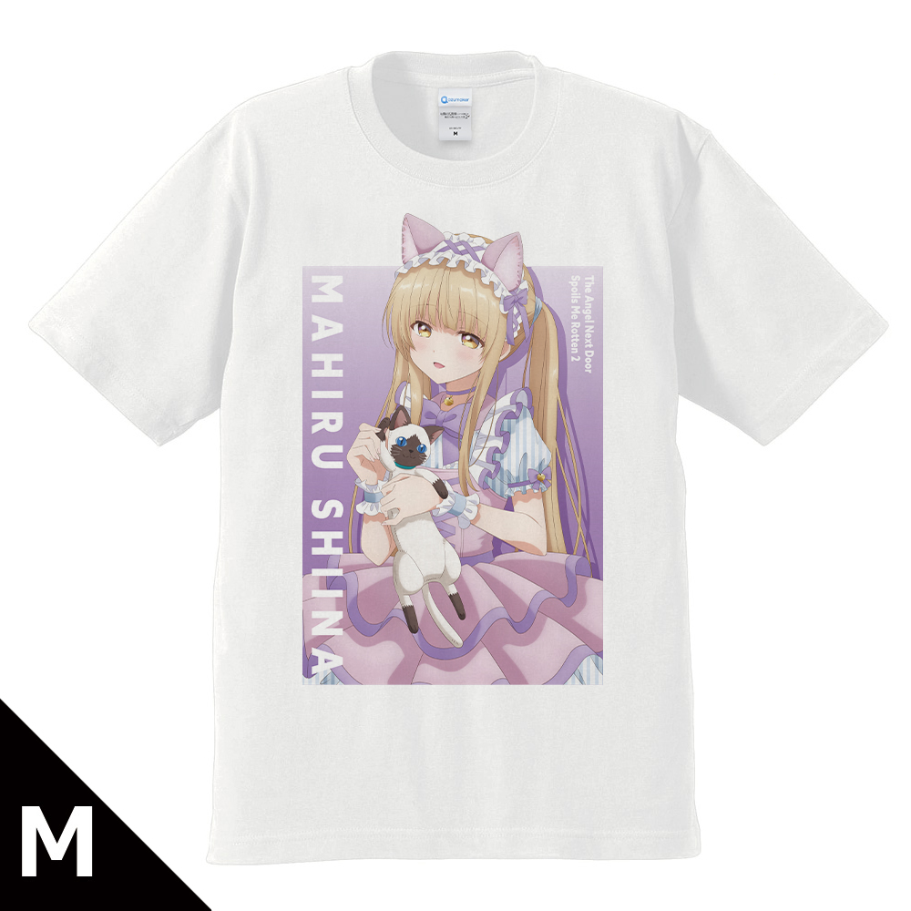 お隣の天使様にいつの間にか駄目人間にされていた件2_Mサイズ_Tシャツ 椎名真昼 猫耳ロリィタファッションver.