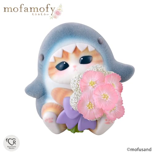 Rowtashii Noise(ロウタシーノイズ) mofamofy mofusand サメにゃん 約90mm PVC&ABS&ナイロン製 塗装済み完成品フィギュア