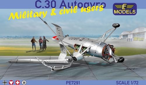 LFモデル 1/72 シエルバ C.30 オートジャイロ 軍民両用 プラモデル LFMPE7291