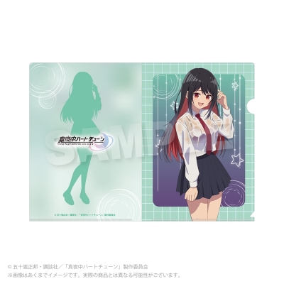 【グッズ-クリアファイル】真夜中ハートチューン クリアファイル 雨宿りver. 雨月 しのぶ【再販】