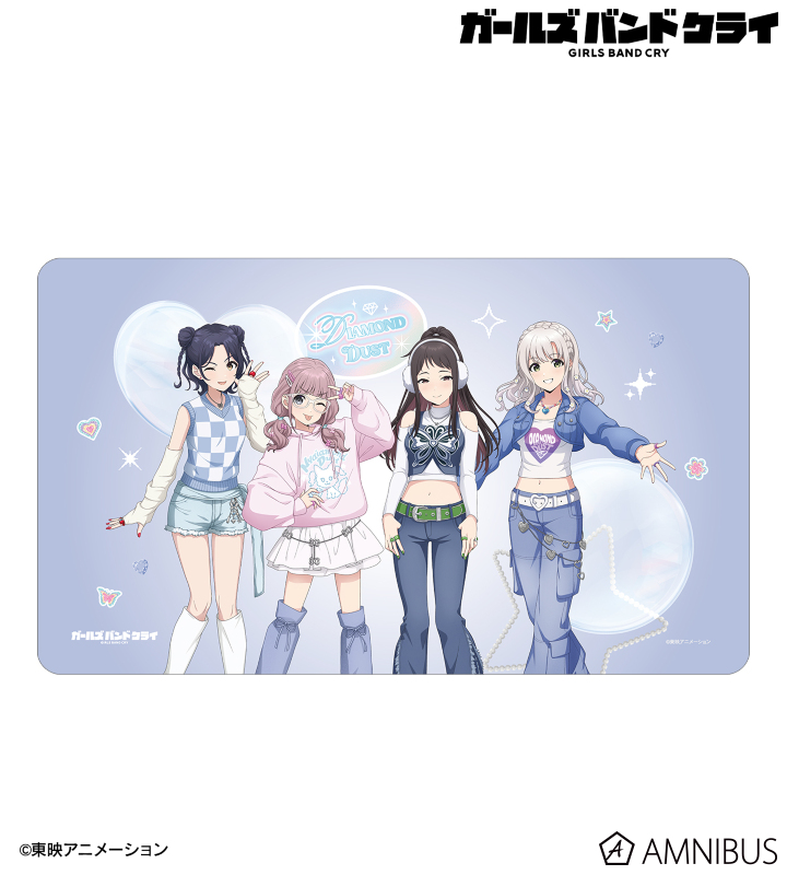 描き下ろし ダイヤモンドダスト Y2Kファッションver. マルチデスクマット