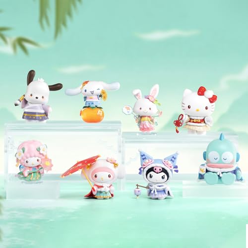 TOP TOY サンリオ (SANRIO) キャラクターズ 四季の華麗なる衣装 シリーズ 【1ピース】ガチャガチャ ブラインドボックス フィギュア ソフビ PVC プレゼント 誕生日 ギフト キティ クロミ シナモロール マイメロ キャラクター コレクター向け