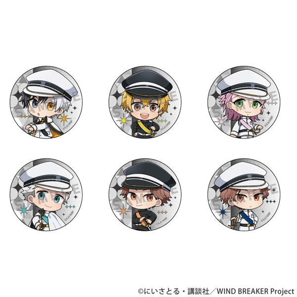 [WIND BREAKER]トレーディング缶バッジ(ミリタリーコーデ/ver.A) 6個入りBOX