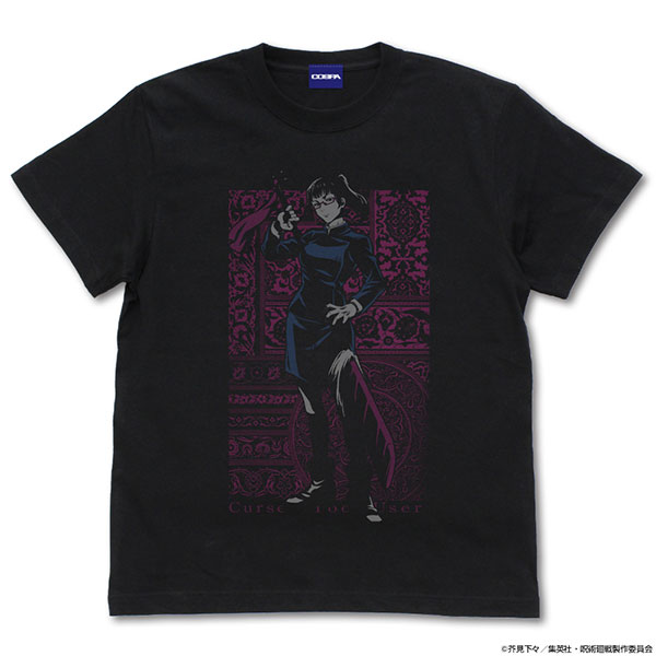 呪術廻戦 禪院真希 Tシャツ/BLACK-S（再販）