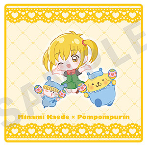 ちゃおヒロインズ×サンリオキャラクターズ ミニタオル 南楓×ポムポムプリン