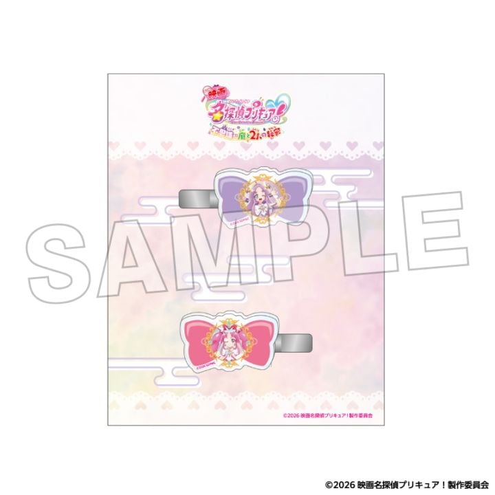 「1月中旬頃以降発送」映画名探偵プリキュア! アクリルヘアクリップ(キュアアンサー&キュアミスティック)