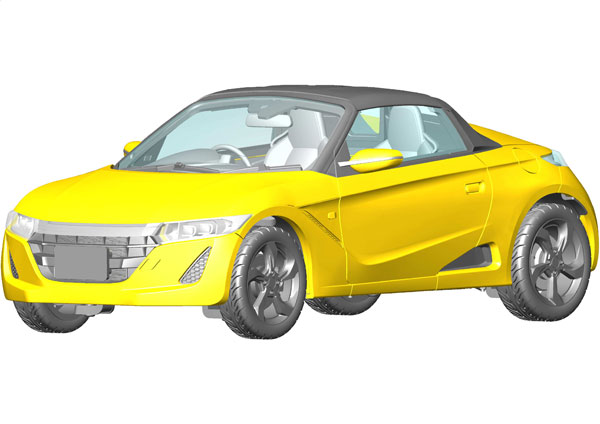 1/24 車NEXTシリーズ No.29 Honda S660(前期型/α/カーニバルイエローII) プラモデル[フジミ模型]《１０月予約》