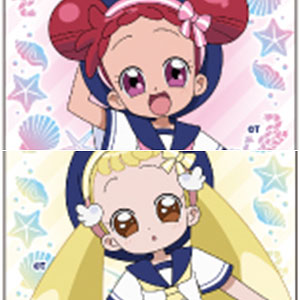 キャンバスボードミニ「おジャ魔女どれみドッカ~ン!」02/マリンver. 描き下ろしイラスト 7個入りセット