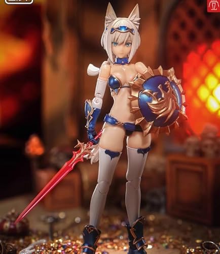 蝸之殼Snail Shell(スネイルシェル) 1/12 迅狼 ウルフ 可動 美少女 アクション フィギュア 本体+武器セット