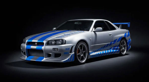 1/16 Fast ＆ Furious ニッサン R34スカイラインGT-R “ブライアン” プラモデル