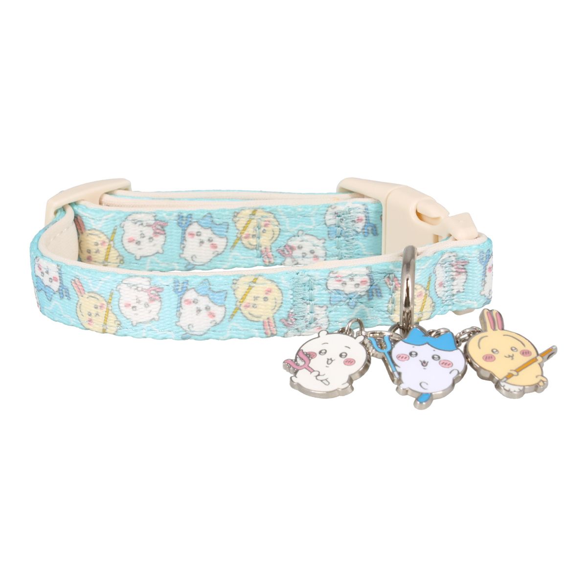 ちいかわ 小型犬用首輪(モチーフ柄ブルー)