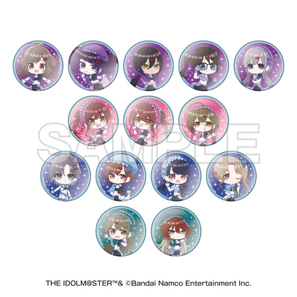 NTTドコモ×アイドルマスター シャイニーカラーズ トレーディングミニキャラ缶バッジB 14個入りBOX
