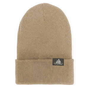 『ゆるキャン△ SEASON3』 シルエットバイク志摩リン ニットキャップ/KHAKI