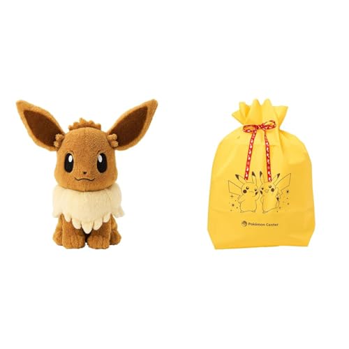ポケモンセンターオリジナル クラシックボアぬいぐるみ イーブイ+ギフトラッピング袋