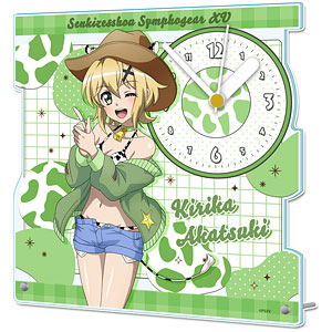 戦姫絶唱シンフォギアXV 描き下ろし アクリル置時計 暁切歌 カウガールver.