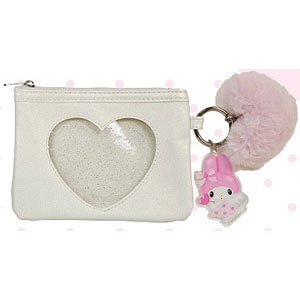 サンリオキャラクターズ ハート窓付きポーチ(エンジェル) マイメロディ