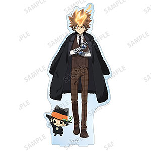 家庭教師ヒットマンREBORN！ 描き下ろし 沢田綱吉＆リボーン 毛皮コート×スーツver. 特大アクリルスタンド