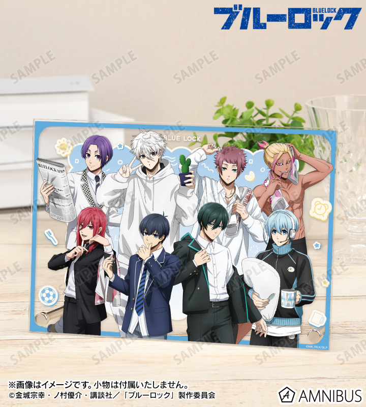 描き下ろし 集合 モーニングルーティンver. A5アクリルパネル