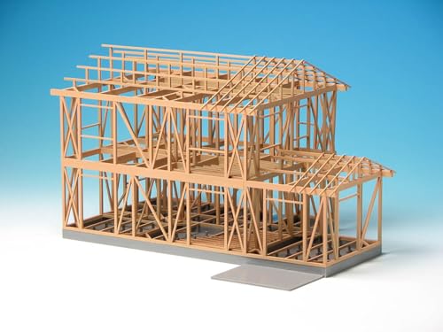 プラッツ 建築構造がよくわかる 1/50 建築模型 木造軸組模型 プラモデル SP-195
