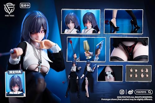 【JEEASS】FOGTOYS 1/12 フィギュア 修道女レイラ 素体、ヘッド 服セット フルセットアクションフィギュア