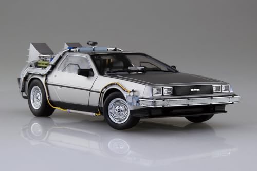青島文化教材社(AOSHIMA) ムービーメカ No. BT-05 1/24 バック・トゥ・ザ・フューチャー PartⅠ タイムマシン フィギュア付き プラスチック製