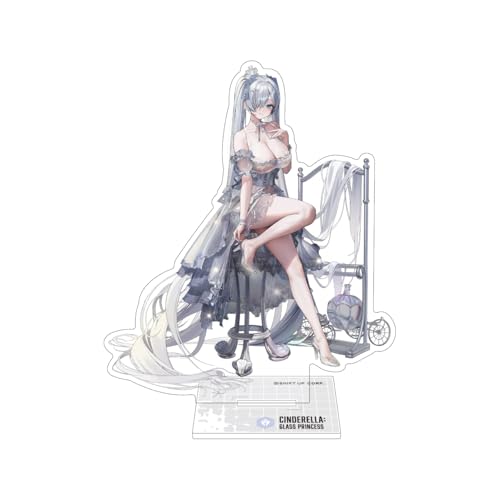 アルジャーノンプロダクト 勝利の女神:NIKKE アクリルスタンド シンデレラ:ガラスのプリンセス 約W49~111×H125mm以内 アクリル製