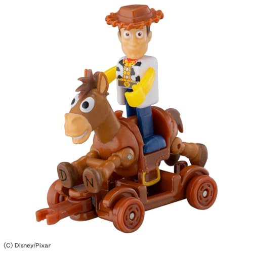 タカラトミー(TAKARA TOMY) トミカ ディズニーモータース ドリームトミカ ライドオン トイ･ストーリー5 SP ウッディ＆ブルズアイ ミニカー おもちゃ 3歳以上