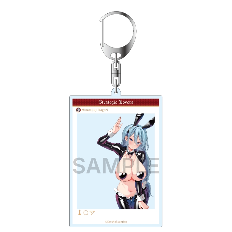 ストラテジックラバーズ SNS風アクリルキーホルダー 南十字花芽理 5th Anniversary Bunny ver.
