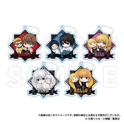【グッズ-キーホルダー】DEATH NOTE トレーディングアクリルキーホルダー 指人形ver. 【再販】