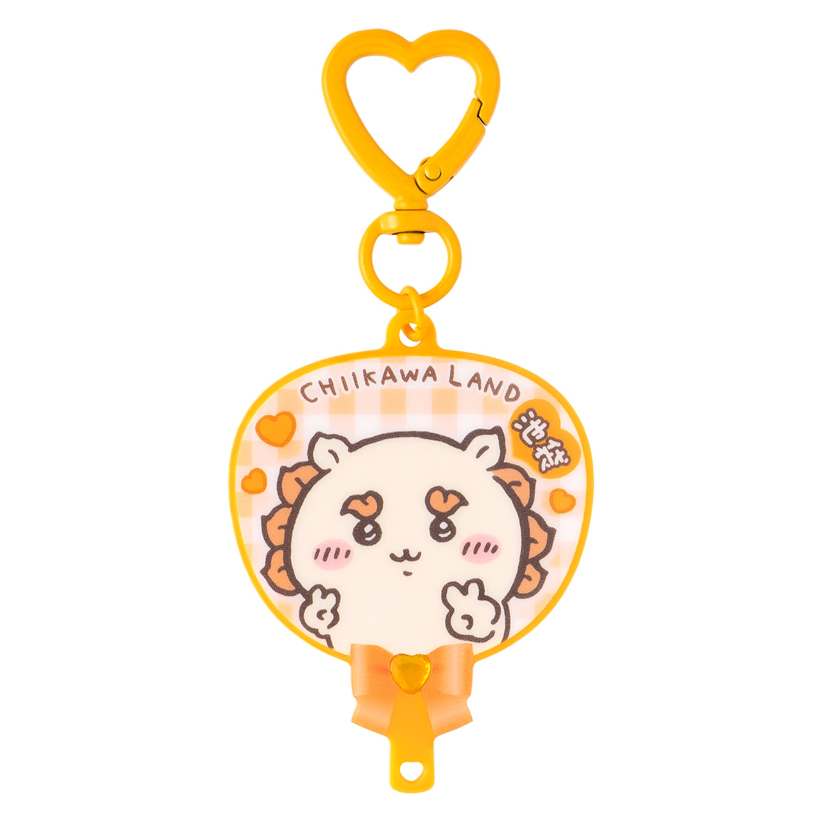 ちいかわ Go!IKEBUKURO うちわ型アクリルキーホルダー(シーサー)