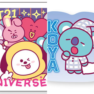 BT21 ダイカットステッカー付きスナック 10個入りBOX (食玩)