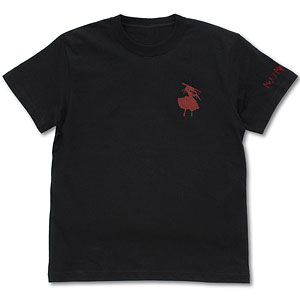 デート・ア・ライブV 時崎狂三 ワンポイント刺繍Tシャツ/BLACK-M