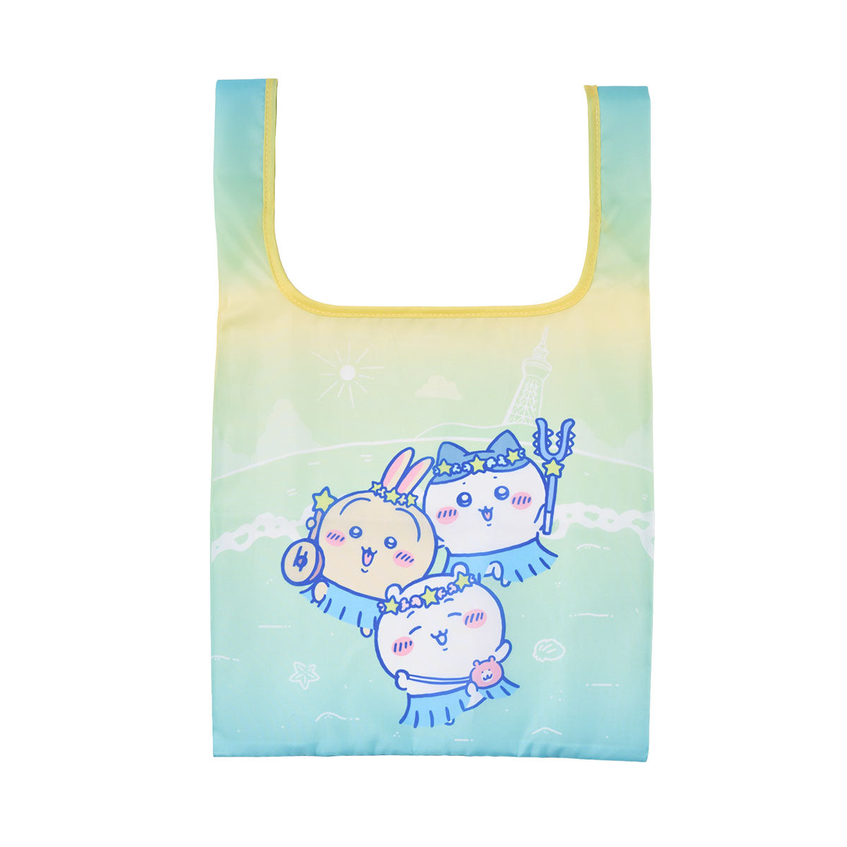 ちいかわ ちいかわ☆星ふるスカイツリー(R)とひみつの島 ポケッタブルエコバッグ