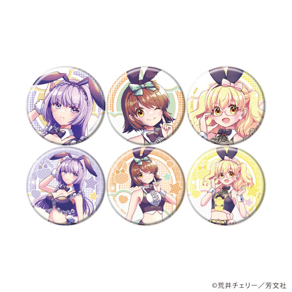 缶バッジ「三者三葉」01/描き下ろしイラスト 6個入りBOX