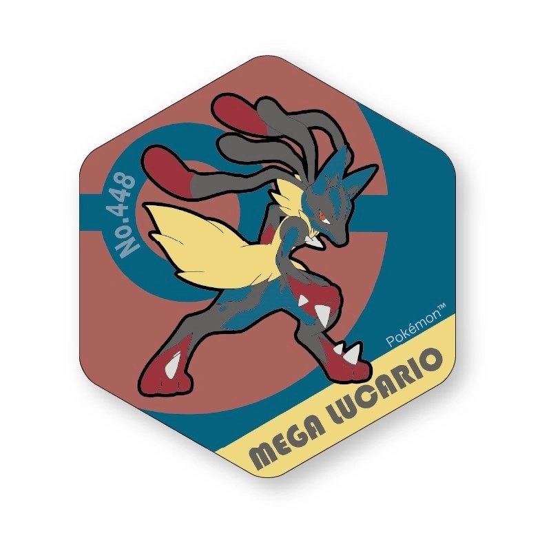 【予約2025年11月】ポケモン ハニカムアクリルマグネット BIG vol.5 メガルカリオ アイアップ