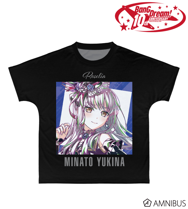 湊 友希那 Ani-Art 第6弾 フルグラフィックTシャツ/ユニセックス