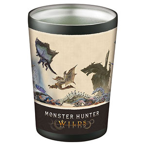 モンスターハンターワイルズ モンスター比較図 ステンレスタンブラー