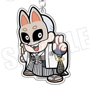 SILENT HILL f × ぶくぶ おおきめアクリルキーホルダー 05.狐面の男 急急如律令