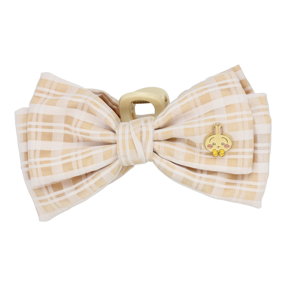 ちいかわ リボンバンスクリップ(チェック・うさぎ)