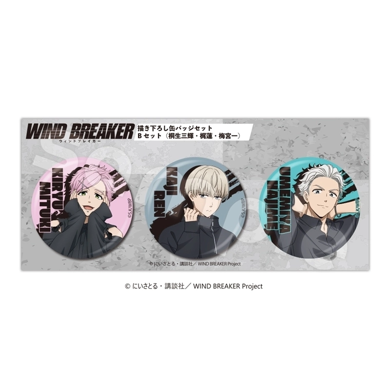 【送料無料】WIND BREAKER 缶バッジセット -2026カレンダーVer.- B ハゴロモ【予約2026年02月】