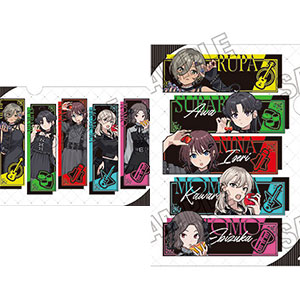 アニメ「ガールズバンドクライ」 描き下ろしクリアファイルセット ブラックファッションフルーツver.