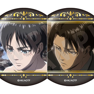 TVアニメ『進撃の巨人』 トレーディングキラキラ場面写缶バッジ 8個入りBOX
