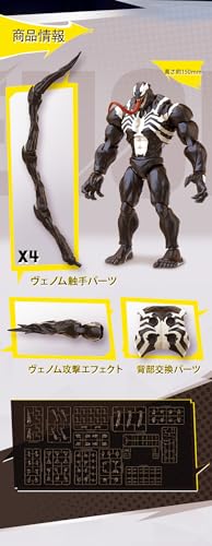 Blokees Marvel CC07 ヴェノム ABS樹脂&PVC製 組み立て式プラスチックモデル