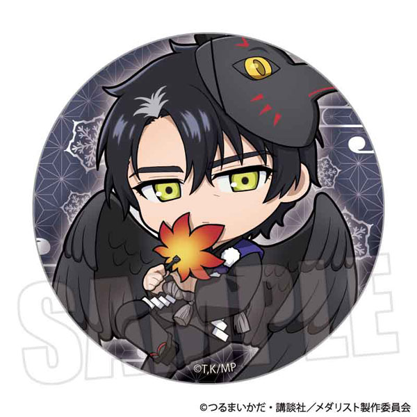 メダリスト 缶バッジ 夜鷹純 百鬼夜行ver.[ベルハウス]《０８月予約》